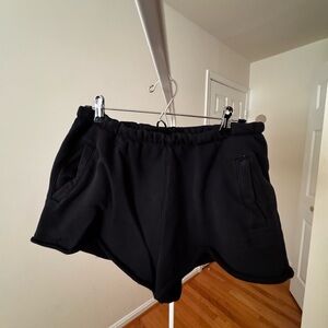 Gymshark Black Loopback Sweat Shorts